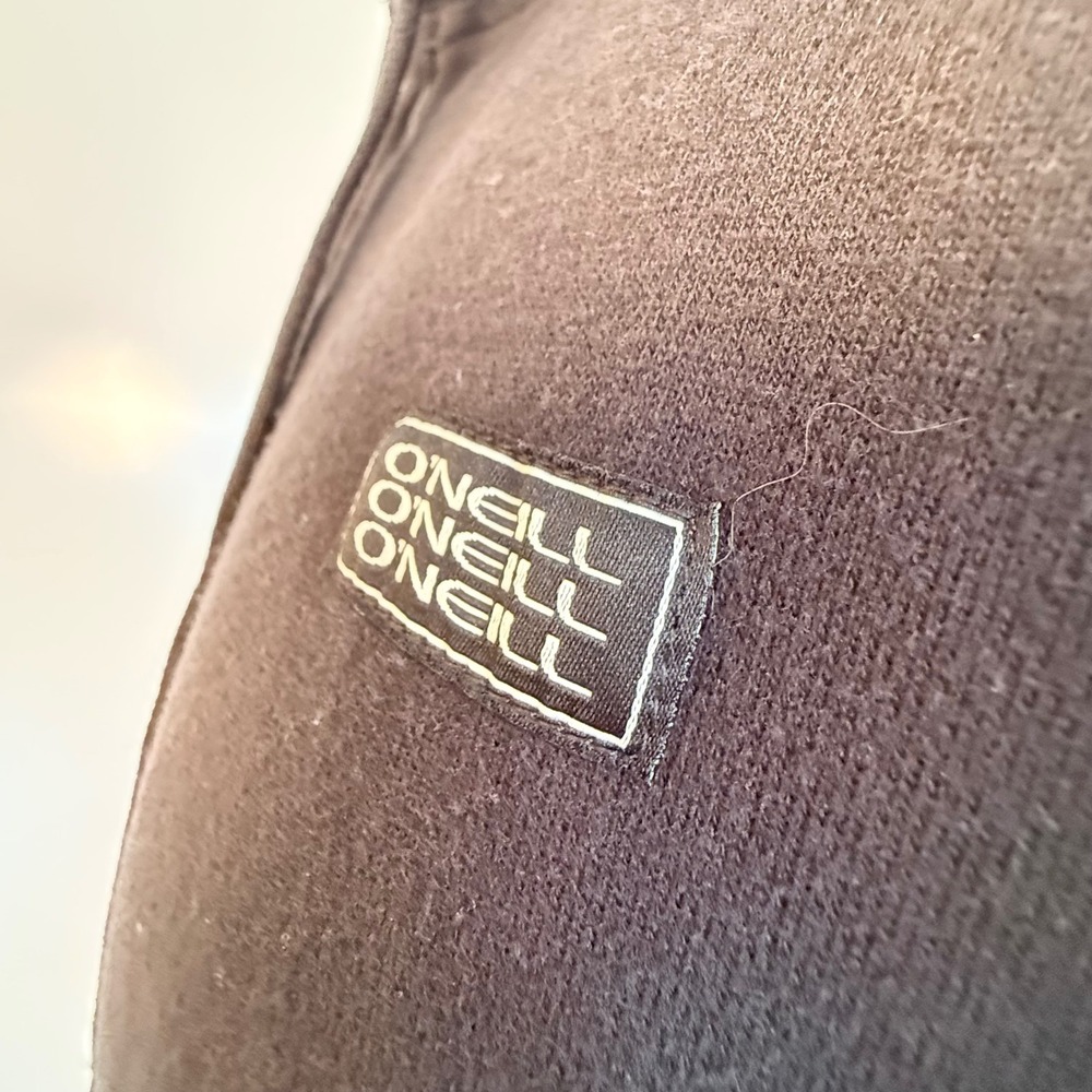 O'Neill Hoodie Men Medium Black Excellent Sherpa Lined Full Zip Surf Sweatshirt - Picture 12 of 13